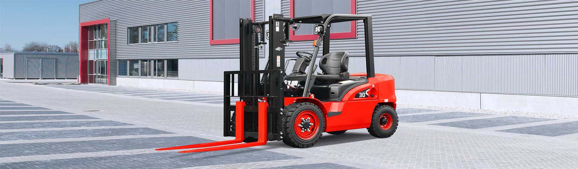 Forklift hire Staines-upon-Thames unloading pallets from a commercial truck