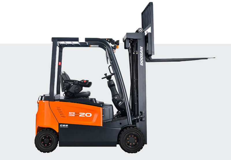 Forklift operator safely handling a commercial load in Staines-upon-Thames